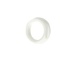 20mm White Nylon Locknut